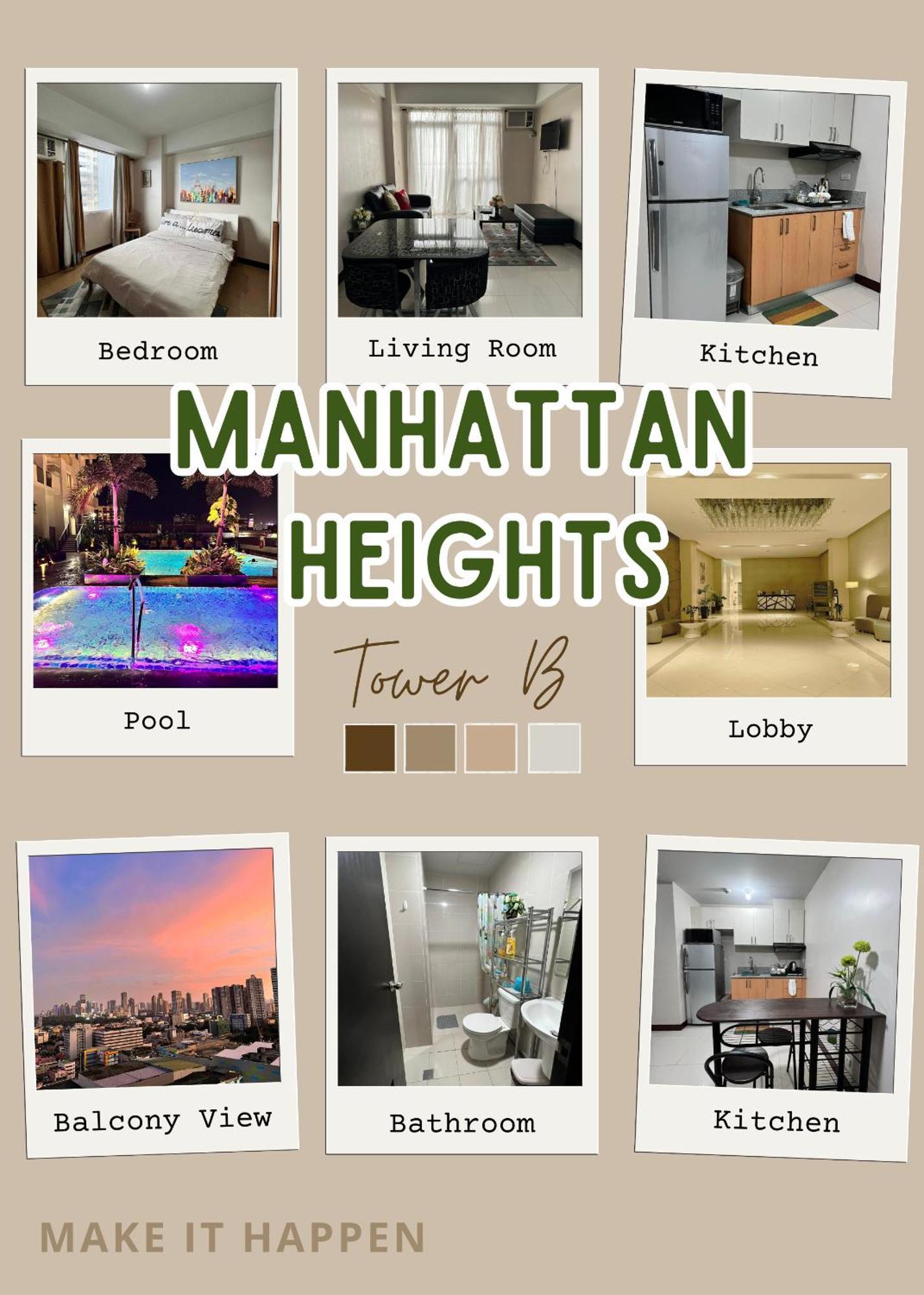 Manhattan Heights Towerb In Araneta Cubao 5Mins Walk To Smart Araneta Aparthotel Manila Exterior photo